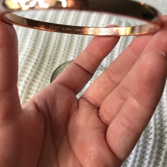 Kate Spade Elegant Gold, Silver, and Rose Gold Bangle Set - Picture 10 of 11